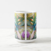 Weißer Crew Aquamariner Wing Fantasy Bird Kaffeetasse (Mittel)