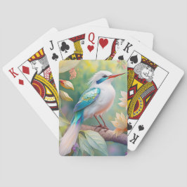 Weißer Crew Aquamariner Wing Fantasy Bird Spielkarten