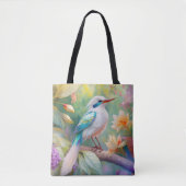 Weißer Crew Aquamariner Wing Fantasy Bird Tasche (Vorderseite)