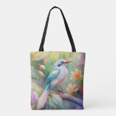 Weißer Crew Aquamariner Wing Fantasy Bird Tasche (Rückseite)