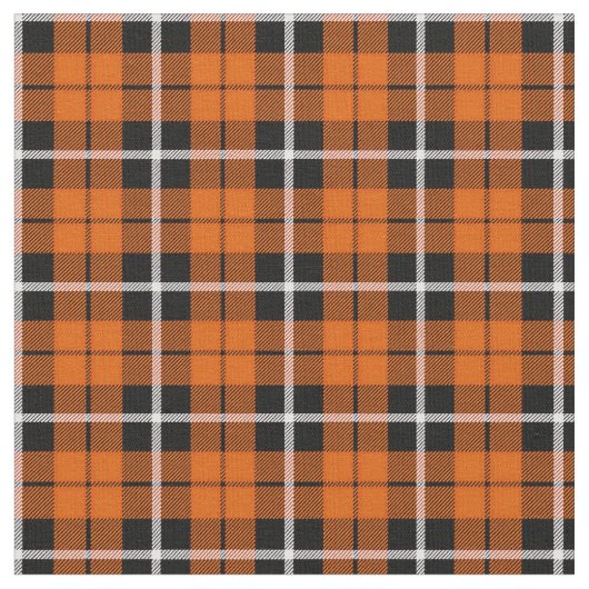 Weißer des tiefen Herbstes orange/schwarzer Stoff (Nahaufnahme)
