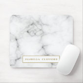 Weißer des weiblichen Logos beruflicher und Mousepad (Mit Mouse)