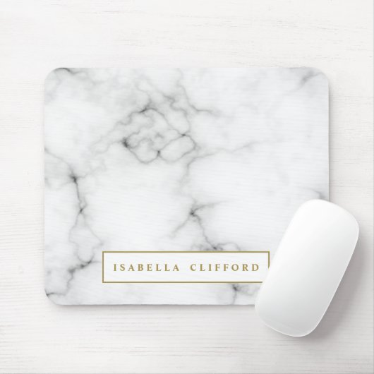 Weißer des weiblichen Logos beruflicher und Mousepad (Mit Mouse)