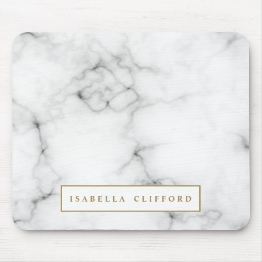 Weißer des weiblichen Logos beruflicher und Mousepad (Vorne)