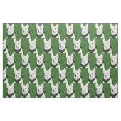 Weisser Deutscher Schäferhund Stoff (Fat Quarter (45,7 x 55,9 cm))