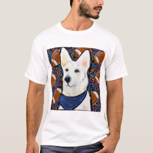 Weisser Deutscher Schäferhund T-Shirt