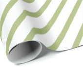 Weißer Diagonalstreifen Geschenkpapier (Rolleneckpunkt)