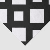 Weißer Diamant für schwarzes Gewebe Seidenpapier (Detail)