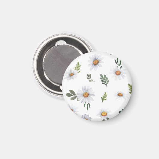 Weißer Dissy-Magnet, Dämpfermagnet Magnet (Vorderseite/Rückseite)