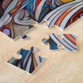 Weißer Donkey 600 Stück Puzzle (Seite)
