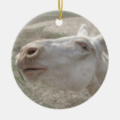 Weißer Donkey (Österreich-Ungarn) Keramikornament (Vorne)