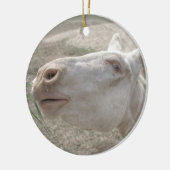 Weißer Donkey (Österreich-Ungarn) Keramikornament (Links)