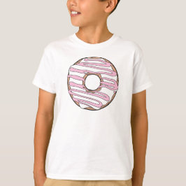 Weißer Donut, Doughnut, Schokolade, Zuckerguss, Ic T-Shirt