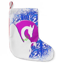 Weißer Drache I Moon Holiday (Blauer Ornament)