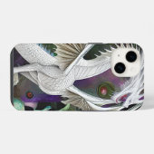 Weißer Drache iPhone Hülle (Rückseite (Horizontal))