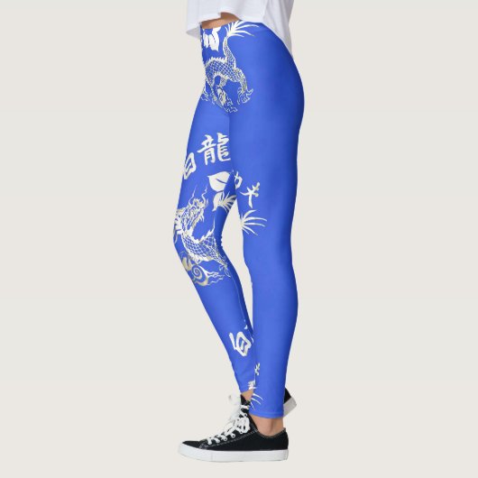 WEISSER DRACHE LEGGINGS (Links)