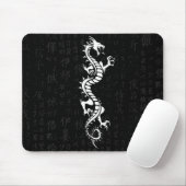 Weißer Drache Mousepad (Mit Mouse)