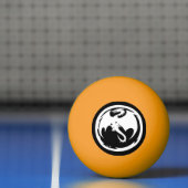 Weißer Drachengelber Glanz 1 Stern Tischtennisball (Netto)