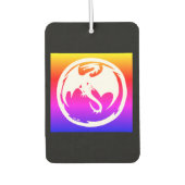 Weißer Drachennebeluftkühler Autolufterfrischer (Vorderseite)