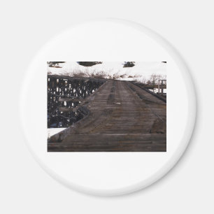 Weißer Durchlauf 12 Magnet