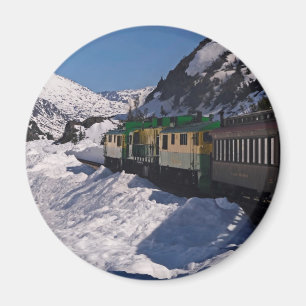 Weißer Durchlauf 21 Magnet