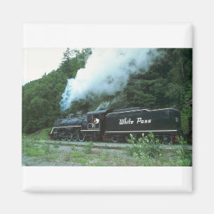 Weißer Durchlauf und Yukon im weißen Durchlauf a Magnet