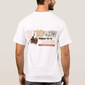 Weißer Einheits-T - Shirt 2010 (Rückseite)