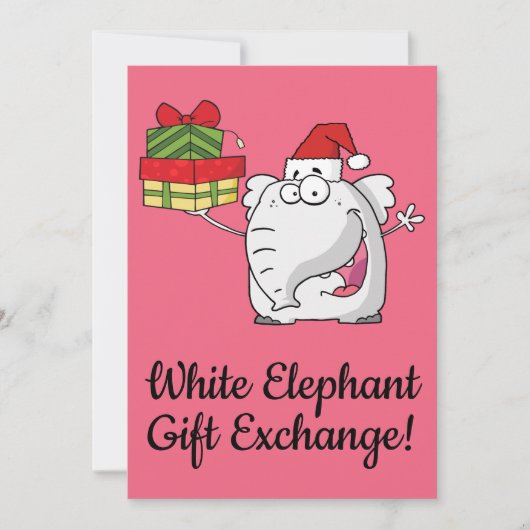 Weißer Einladung (Vorderseite)