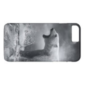 Weißer Eisbär-Jäger auf dem Eis im Wasser Case-Mate iPhone Hülle (Rückseite (Horizontal))