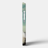 Weißer Eisbär-Jäger auf Felsen Case-Mate iPhone Hülle (Rückseite / Links)