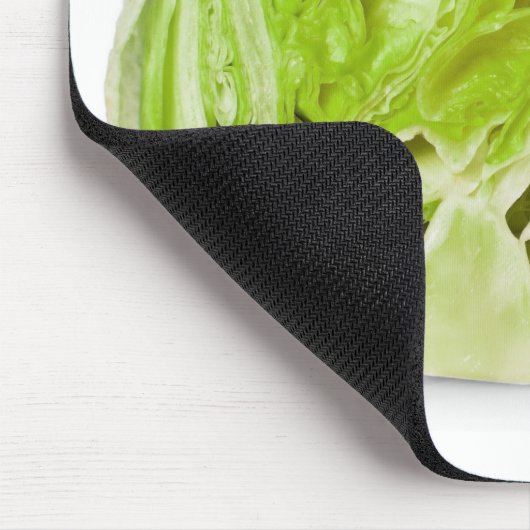 Weißer Eisbergsalat Mousepad (Ecke)