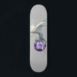 Weißer Eisdrache mit magischer Spur Skateboard<br><div class="desc">Dieses Design kann personalisiert werden, indem Sie die Option Anpassen auswählen, um Text hinzuzufügen oder andere Änderungen vorzunehmen. Wenn dieses Produkt die Möglichkeit hat, das Design auf einen anderen Gegenstand zu übertragen, stellen Sie bitte sicher, dass das Design bei Bedarf angepasst wird. Kontaktieren Sie mich unter colorflowcreations@gmail.com , wenn Sie...</div>