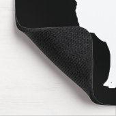 Weißer Elch Mousepad (Ecke)