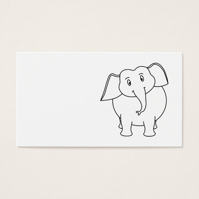 Weißer Elefant. (Vorderseite)