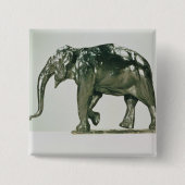 Weißer Elefant Button (Vorderseite)