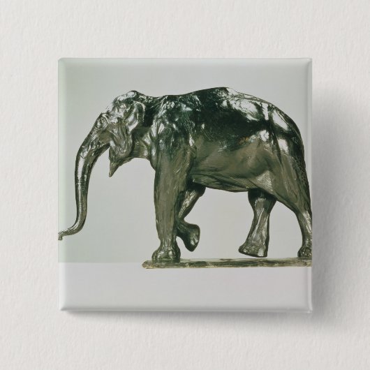 Weißer Elefant Button (Vorderseite)