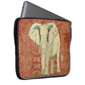 Weißer Elefant-Computer-Hülse Laptopschutzhülle (Vorne Rechts)