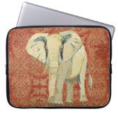 Weißer Elefant-Computer-Hülse Laptopschutzhülle (Vorderseite)