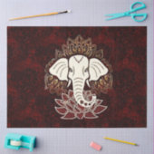 Weißer Elefant - ein Gewebepapier Seidenpapier (Basteln)