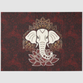 Weißer Elefant - ein Gewebepapier Seidenpapier