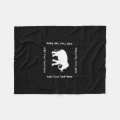 Weißer Elefant-Geschenk-Austausch-Party Fleecedecke (Vorderseite (Horizontal))