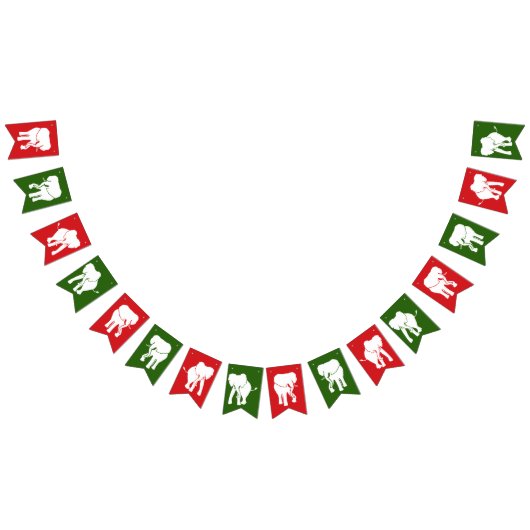 Weißer Elefant-Geschenk-Austausch-WeihnachtsParty Wimpelkette (Alle)