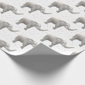 Weißer Elefant Geschenkpapier (Ecke)