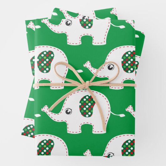Weißer Elefant Geschenkpapier Set (Beispiel)