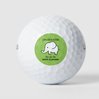 Weißer Elefant Golfball