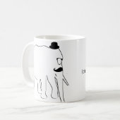Weißer Elefant Kaffeetasse (Vorderseite Links)