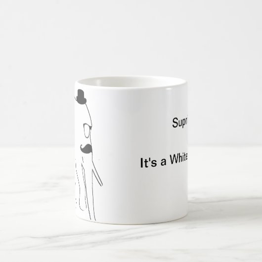 Weißer Elefant Kaffeetasse (Mittel)