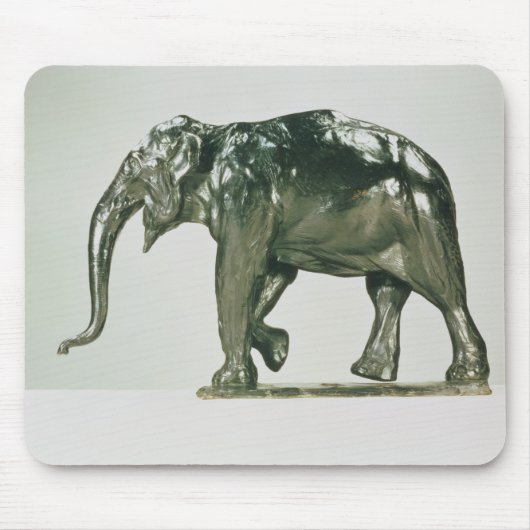 Weißer Elefant Mousepad (Vorne)