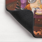 Weißer Elefant-Party Mousepad (Ecke)