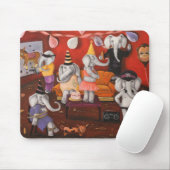 Weißer Elefant-Party Mousepad (Mit Mouse)